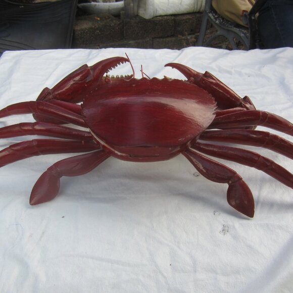 UNIQUE RARE LARGE CRAB JEWELRY/SOUVENIR BOX - Picture 7 of 10